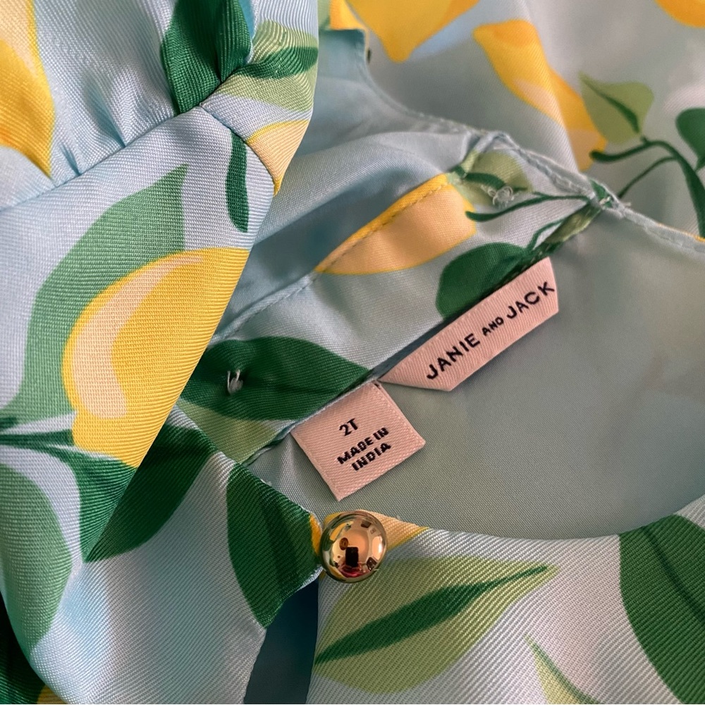Janie and Jack Lemon Dress - Picture 10 of 10